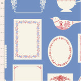 Labels and Ornaments Blue