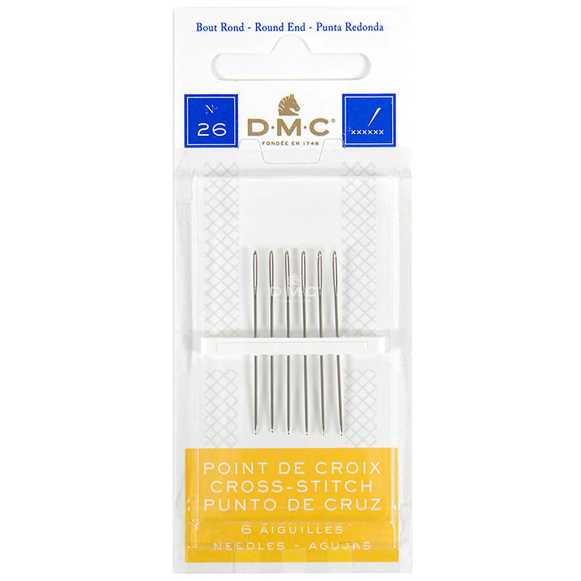 DMC Cross Stitch Needles 6PK