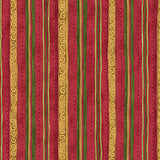 Scroll Stripe Red