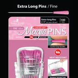 Magic Pins Extra Long Fine 100pc