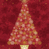 O' Christmas Tree Red Panel