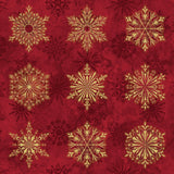 Red Snowflake Blocks