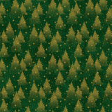 Trees Dark Green Multi