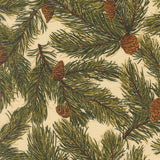 Pine Christmas Pine Cones Cream Merry Manor 2025