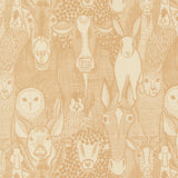 Barnyard Faces in Hay
