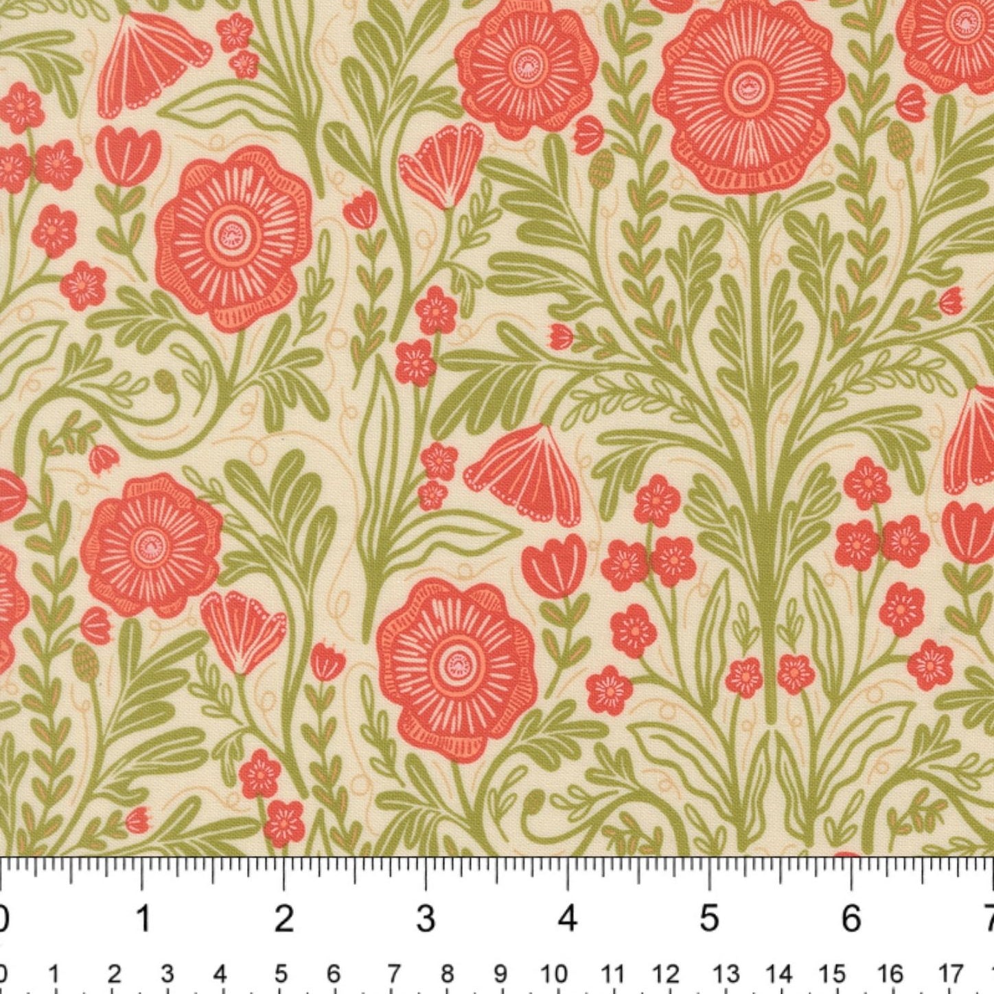 Poppy Florals in Cloud