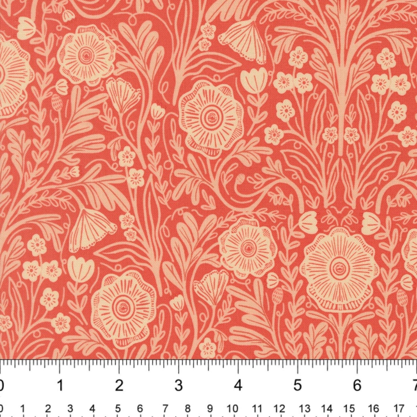 Poppy Florals in Tomato