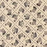 Cross Stitch Chickens in Cloud Iron