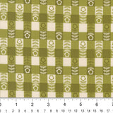 Flower Plaid in Grass