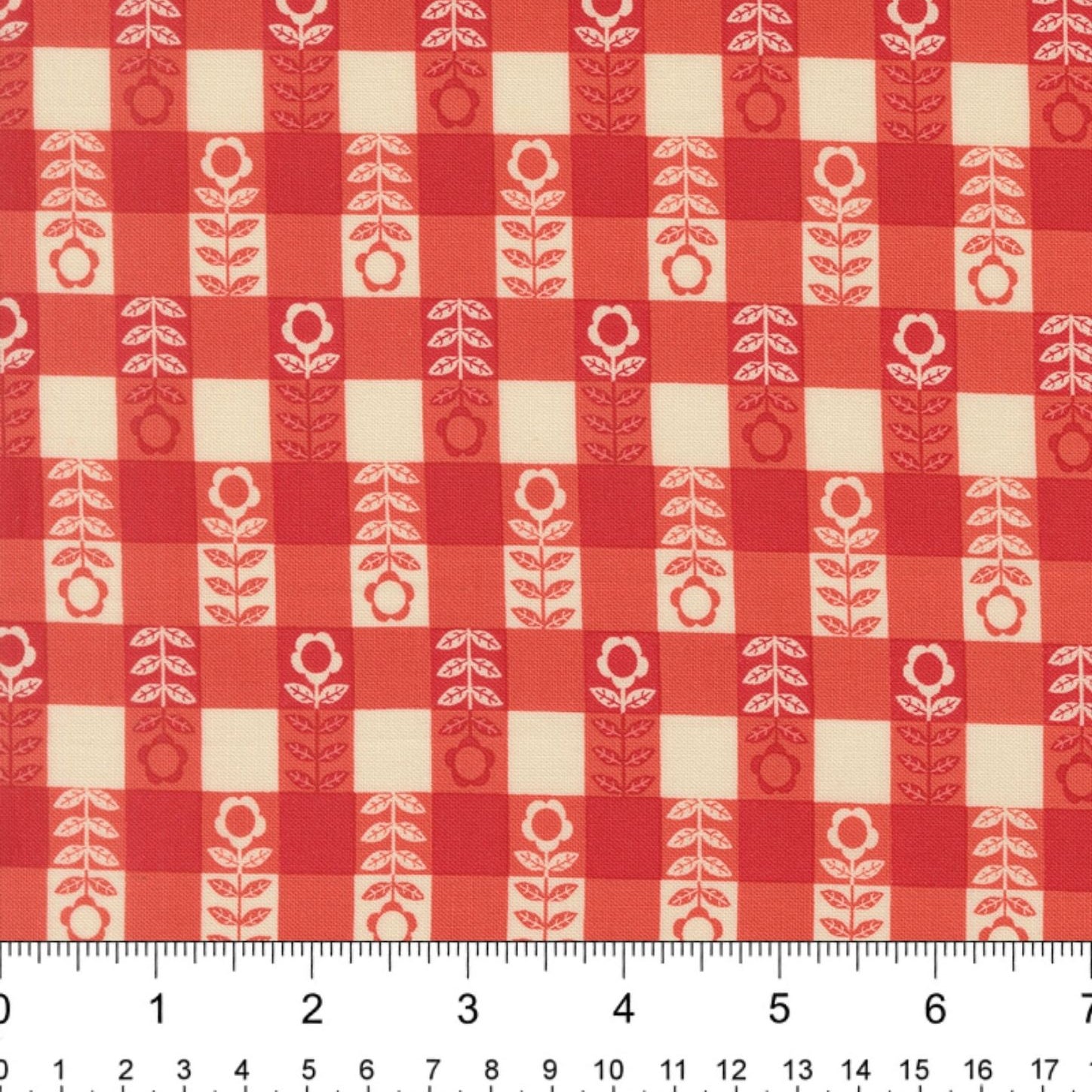 Flower Plaid in Barn