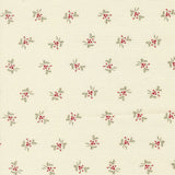 Red Berry Sprigs on Cream