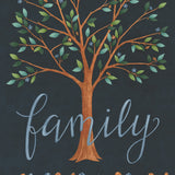 Family Tree Panel Night Sky