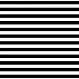 Black and white quilting cotton fabric featuring bold, evenly spaced horizontal stripes, with each black and white stripe measuring approximately one half inch.