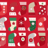 Mini Advent Stockings Panel Oh Christmas Tree!