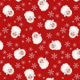 Oh Christmas Tree Santa on Red with Pearl