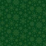 Snowflakes Green Poinsettias at Christmas