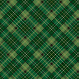 Plaid Green Foil Poinsettias at Christmas