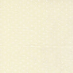 Moda Joyful Gatherings II 49331 21 cream fabric with tiny white sprig motifs in a delicate all-over repeat.