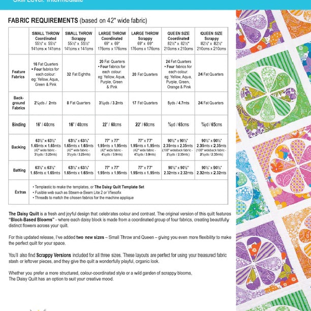 The Daisy Quilt Pattern - Printed, Emma Jean Jansen