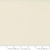 Warm eggshell cream quilting cotton fabric in the Eggshell colour, featuring a smooth, even solid finish with no printed pattern or additional colours.