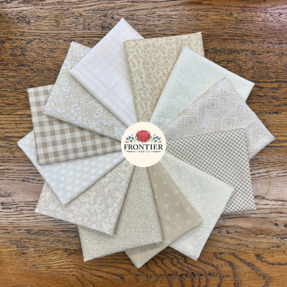 Clotted Cream Low Volume Fabric Bundle