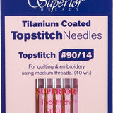 Superior Topstitch - 90/14 Sewing Machine Needles