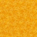 Equinox Gold 13469B-33 quilting fabric featuring warm golden tones and an elegant decorative design.