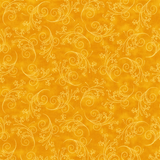 Equinox Gold 13469B-33 quilting fabric featuring warm golden tones and an elegant decorative design.