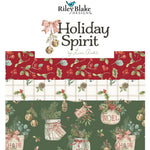 Holiday Spirit by Lisa Audit for Riley Blake Designs is a festive Christmas fabric collection filled with classic seasonal charm. Range features traditional Christmas motifs in a watercolour painted style .