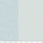 Kathleen's Story Strip-It 8" Blue multi pattern quilting fabric pale blue