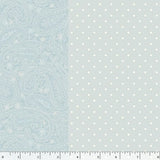 Kathleen's Story Strip-It 8" Blue multi pattern quilting fabric pale blue