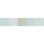 Kathleen's Story Strip-It 8" Blue multi pattern quilting fabric pale blue