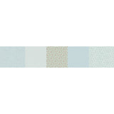 Kathleen's Story Strip-It 8" Blue multi pattern quilting fabric pale blue