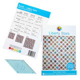 Liberty Stars Quilt Pattern with Template - Printed, Emma Jean Jansen