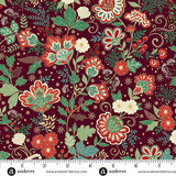 Adorn by Makower UK Bloom Burgundy
