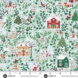 Cottages Blue Country Christmas