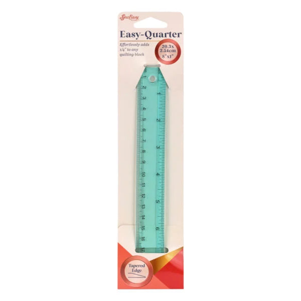 Easy Quarter Ruler - 8" x 1"