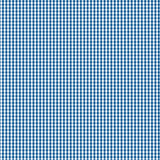 Blue and white quilting cotton fabric featuring a small one-eighth-inch gingham check in dark nautical blue, pale blue and white across the background.