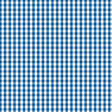 Blue and white quilting cotton fabric featuring a quarter-inch gingham check in dark nautical blue, pale blue and white across the background.