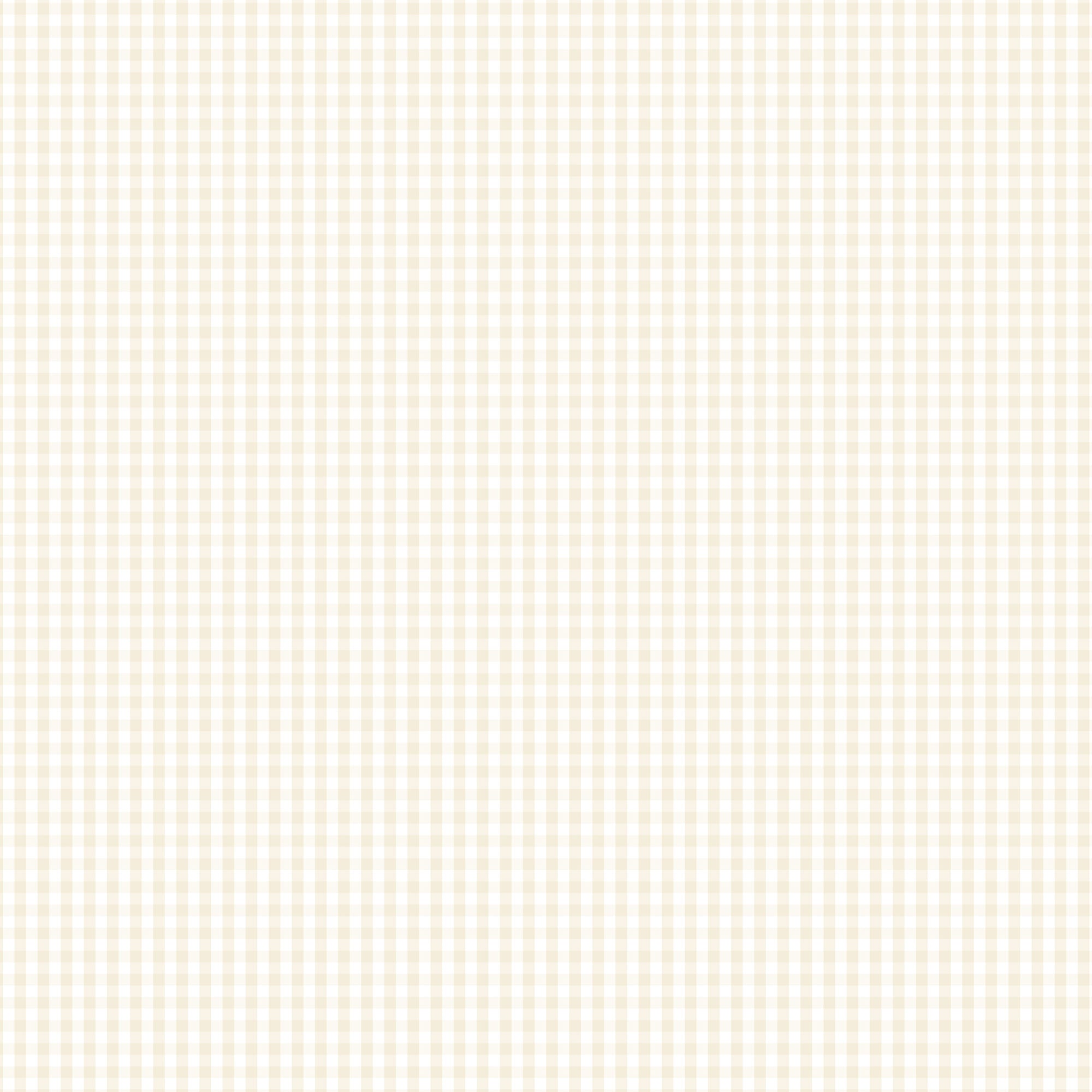 Neutral cream and white quilting cotton fabric featuring a small 1/8-inch gingham check formed by evenly spaced horizontal and vertical lines.