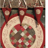 Noelle Tabletopper and Cones Hatched and Patched