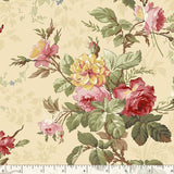 Large Floral Cream