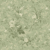 Monotone Floral Green