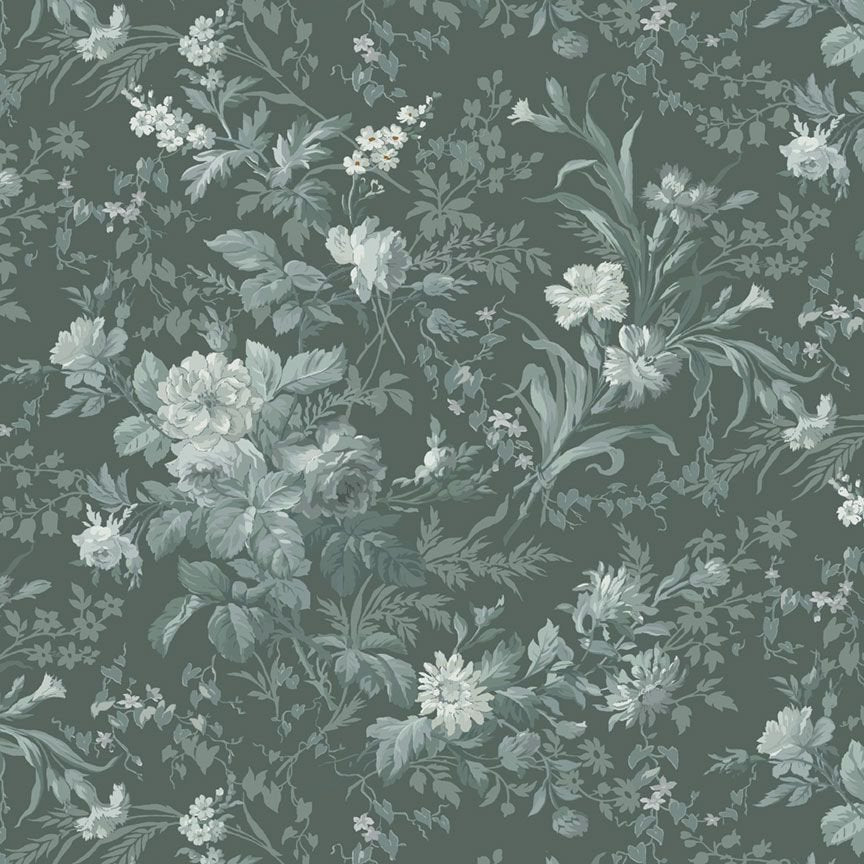 Monotone Floral Ink