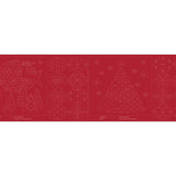 Christmas Sashiko Panel Red