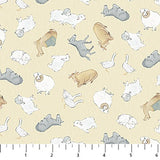 Tossed Animals Sand Multi