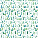 Santa Paws Trees Teal