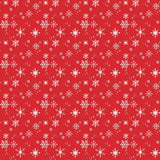 Santa Paws Snowflakes Lt Red