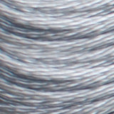 Close-up of gray embroidery thread