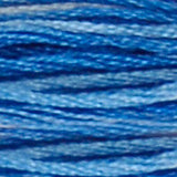 Mouliné Spécial Embroidery Thread - Blues